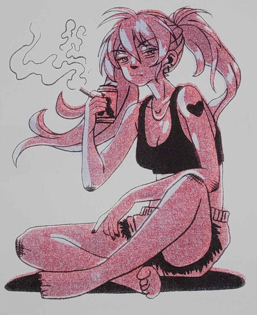 Cigarette Mom Miku